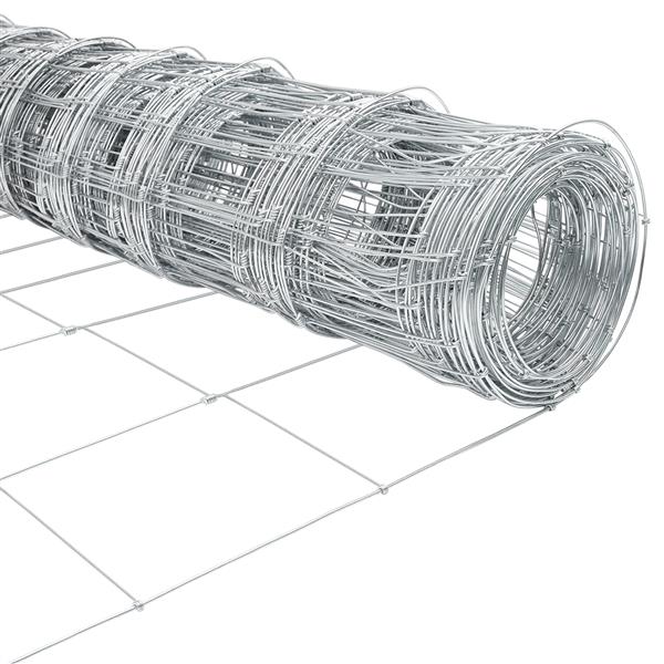 Grote foto vidaxl veldomheining 1 6x10 m gegalvaniseerd staal tuin en terras hekken en schuttingen