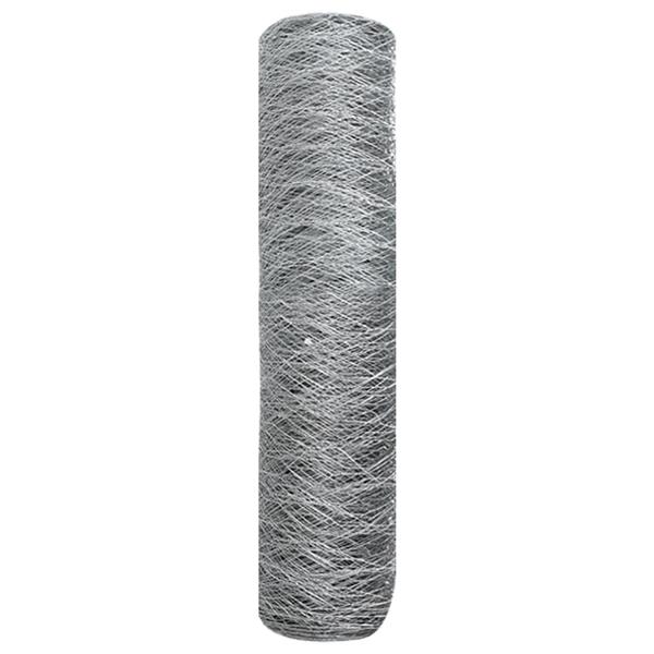 Grote foto vidaxl hexagon fencing 0.4x100 m gegalvaniseerd staal tuin en terras hekken en schuttingen