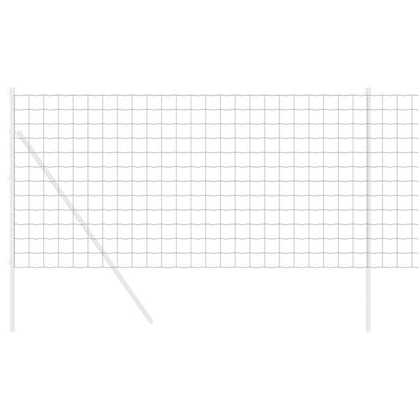 Grote foto vidaxl hexagon fence 1.4x25 m ge galvaniseerd staal tuin en terras hekken en schuttingen