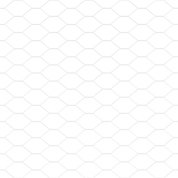 Grote foto vidaxl hexagon tuinhek 0.4x25 m gegalvaniseerd staal tuin en terras hekken en schuttingen