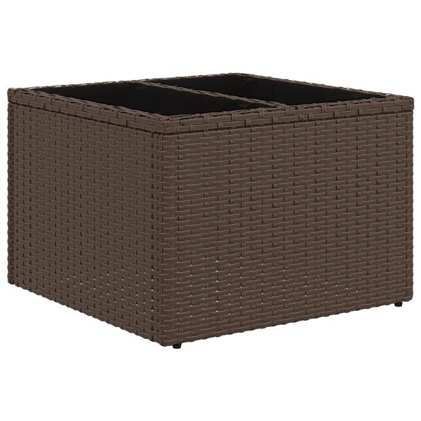 Grote foto vidaxl 5 delige tuinbankenset met kussens poly rattan grijs tuin en terras tuinmeubelen