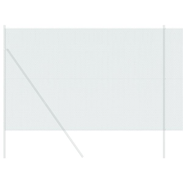 Grote foto vidaxl hexagon schutting groen 1.5x10 m staal tuin en terras hekken en schuttingen