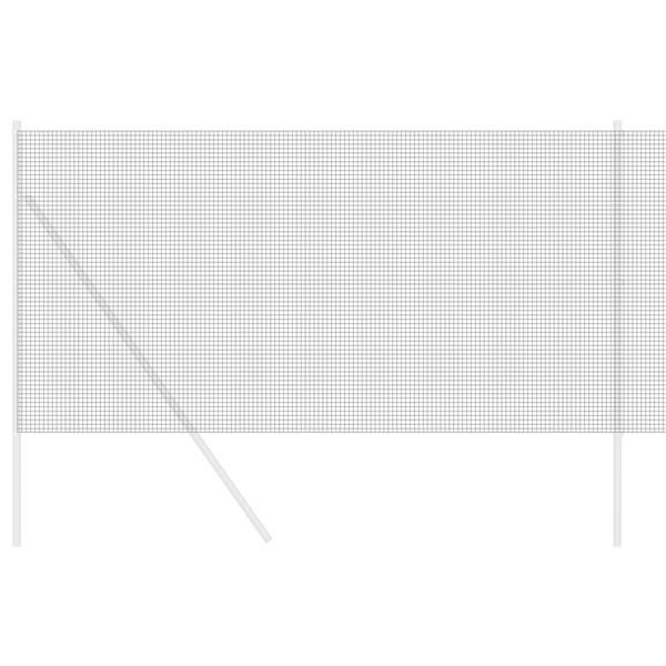 Grote foto vidaxl gelast draadhek grijs 1 4x10 m staal tuin en terras hekken en schuttingen