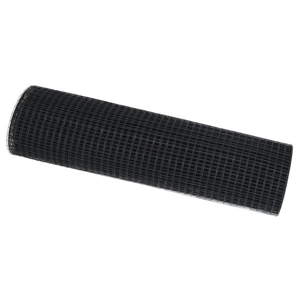 Grote foto vidaxl gelast draadhek grijs 0.4x10 m staal tuin en terras hekken en schuttingen
