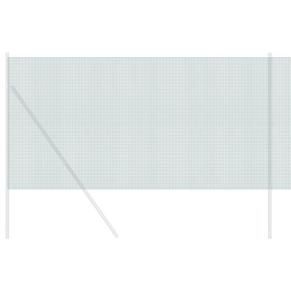 Grote foto vidaxl gelast draadhek groen 0.4x10 m staal tuin en terras hekken en schuttingen