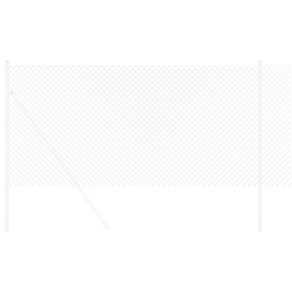 Grote foto vidaxl kettink hek 1.4x10 m warm galvaniseerd staal tuin en terras hekken en schuttingen
