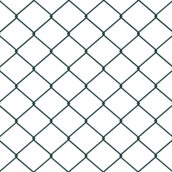Grote foto vidaxl kettelinghek groen 1.6x10 m staal tuin en terras hekken en schuttingen