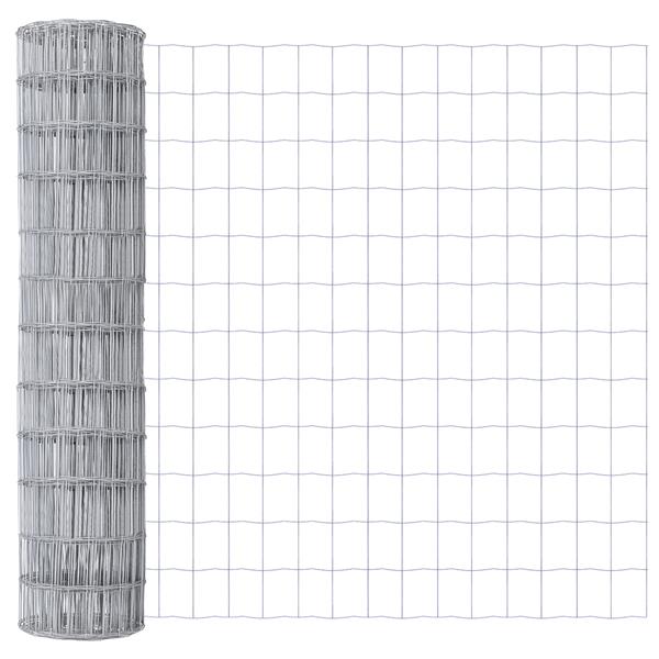 Grote foto vidaxl euro fence 1x25 m gegalvaniseerd staal tuin en terras hekken en schuttingen