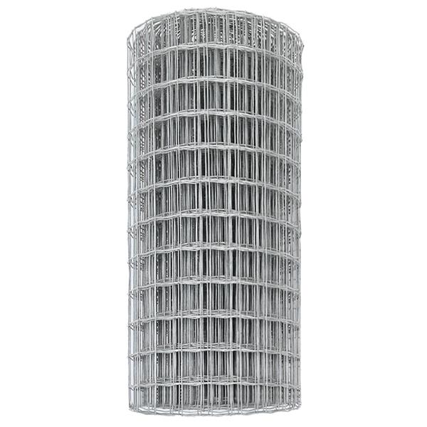 Grote foto vidaxl euro hek 0.4x25 m gegalvaniseerd staal tuin en terras hekken en schuttingen