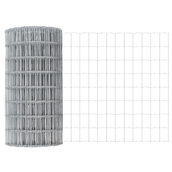 Grote foto vidaxl euro omheining 0.8x10 m ge galvanized staal tuin en terras hekken en schuttingen