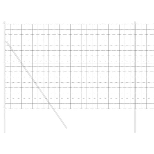 Grote foto vidaxl euro hek grijs 1.6x10 m staal tuin en terras hekken en schuttingen