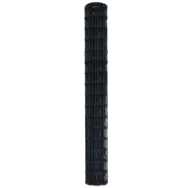 Grote foto vidaxl euro schutting grijs 1.6x10 m staal tuin en terras hekken en schuttingen