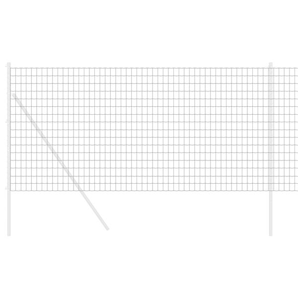 Grote foto vidaxl euro hek grijs 1.2x10 m staal tuin en terras hekken en schuttingen