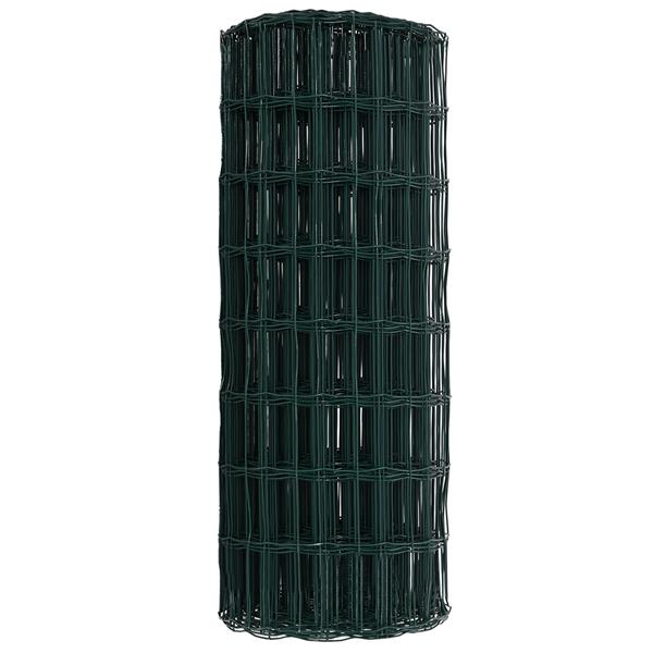 Grote foto vidaxl euro schutting groen 0.4 x 50 m staal tuin en terras hekken en schuttingen