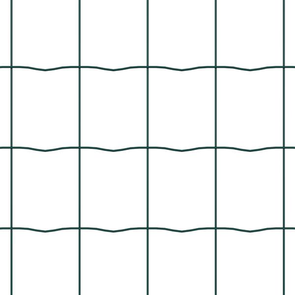 Grote foto vidaxl euro hek groen 0 6x10 m staal tuin en terras hekken en schuttingen