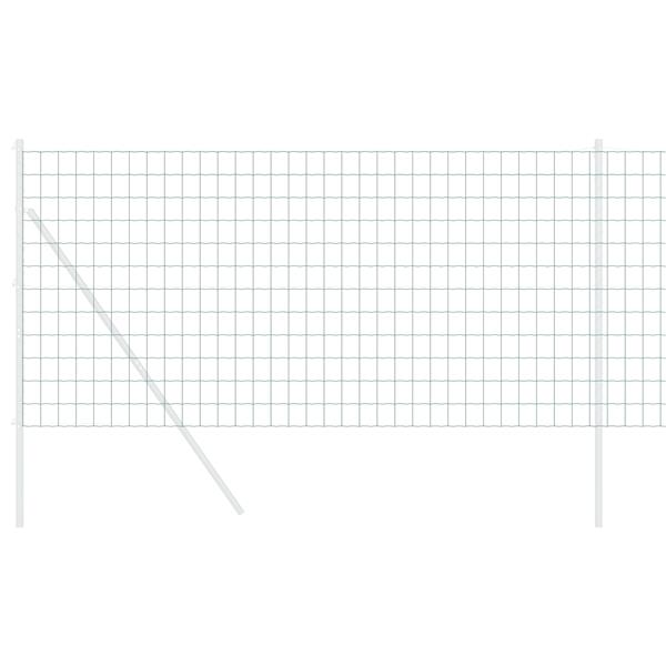 Grote foto vidaxl euro heining groen 1x10 m staal tuin en terras hekken en schuttingen
