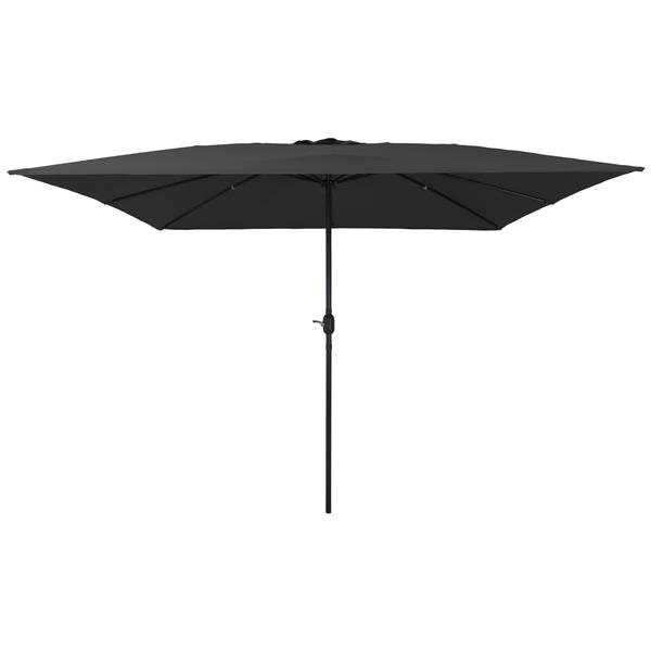 Grote foto vidaxl parasol vierkant 295x245 cm antraciet tuin en terras overige tuin en terras