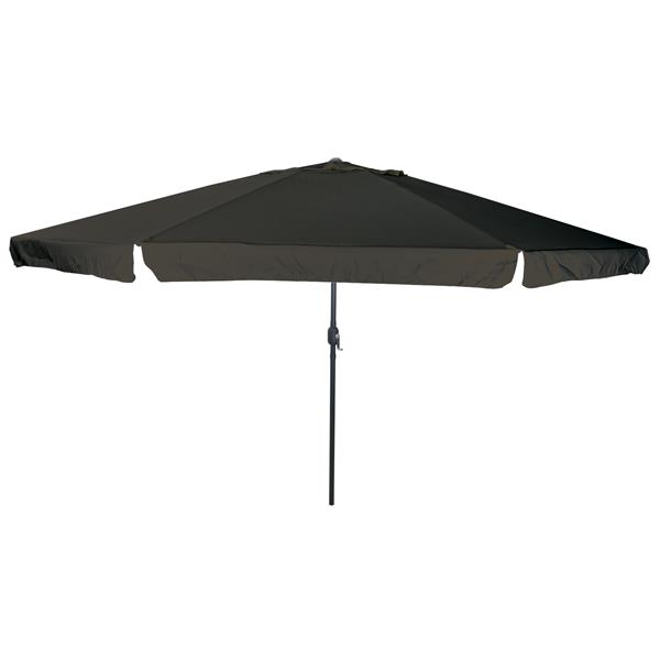 Grote foto vidaxl parasol 395x245 cm zwart tuin en terras overige tuin en terras
