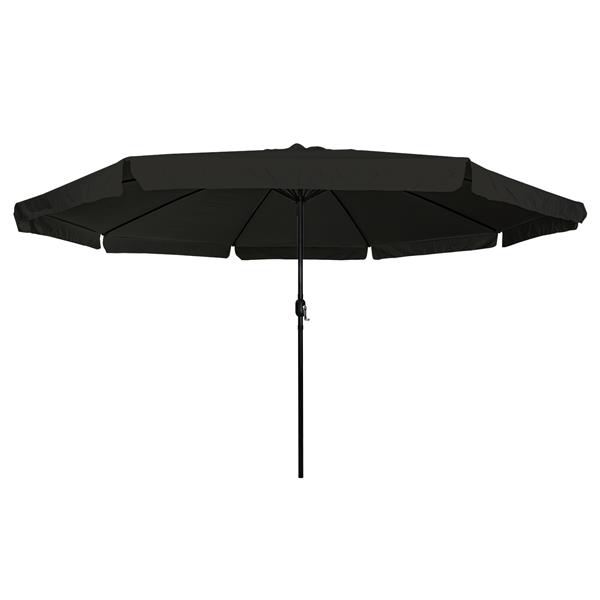 Grote foto vidaxl parasol 395x245 cm zwart tuin en terras overige tuin en terras