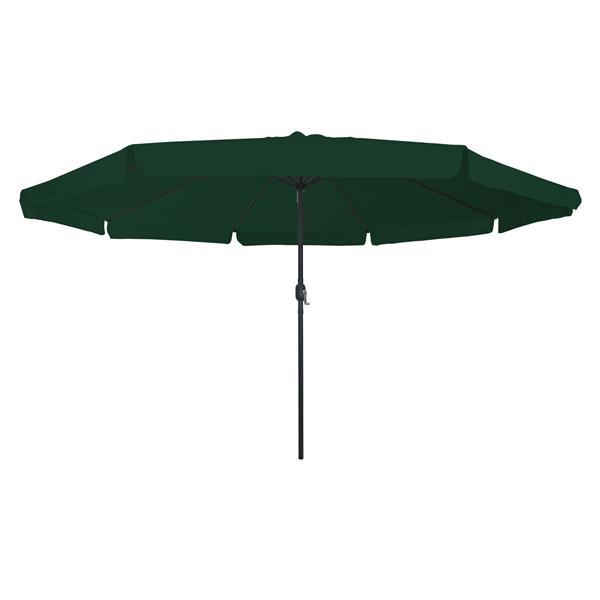 Grote foto vidaxl parasol 395x245 cm groen tuin en terras overige tuin en terras