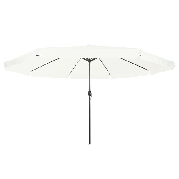 Grote foto vidaxl parasol 395x245 cm zandwit tuin en terras overige tuin en terras