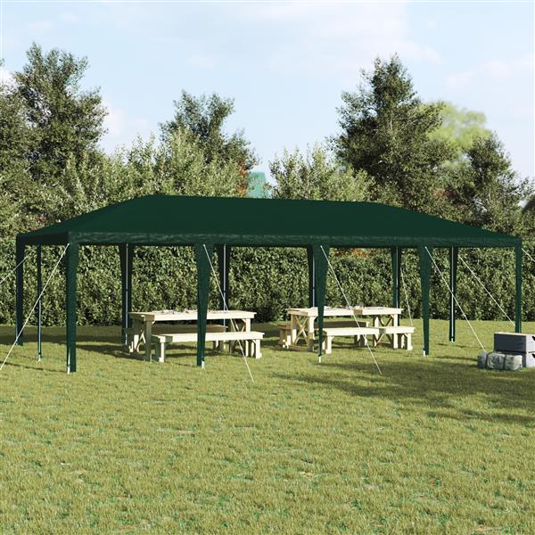 Grote foto vidaxl partytent groen 8x4 m pe tuin en terras overige tuin en terras