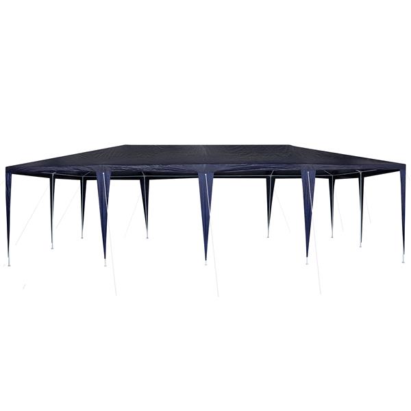 Grote foto vidaxl partytent blauw 8x4 m pe tuin en terras overige tuin en terras