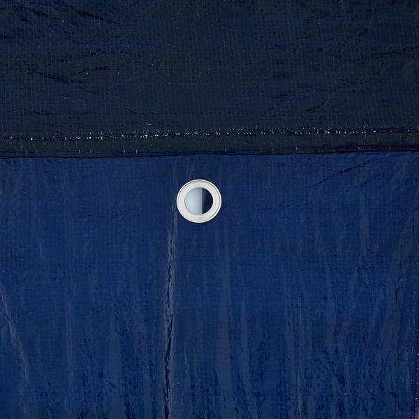 Grote foto vidaxl partytent blauw 8x4 m pe tuin en terras overige tuin en terras