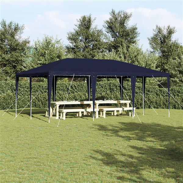 Grote foto vidaxl partytent blauw 6x4 m pe tuin en terras overige tuin en terras