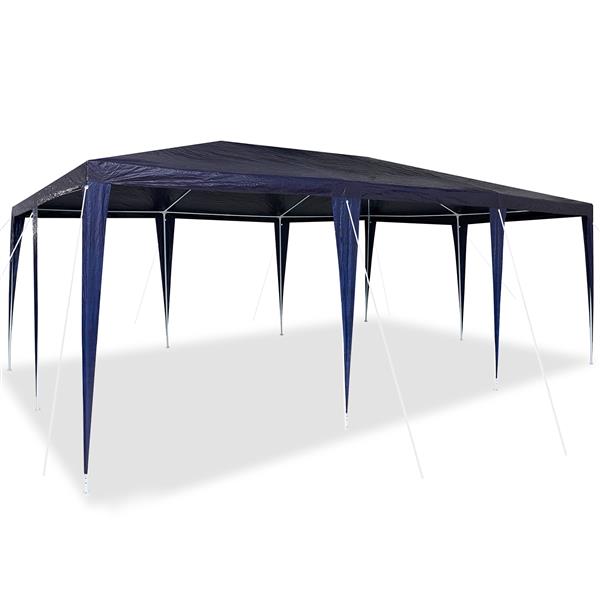 Grote foto vidaxl partytent blauw 6x4 m pe tuin en terras overige tuin en terras