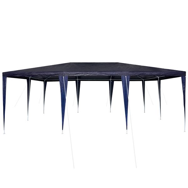 Grote foto vidaxl partytent blauw 6x4 m pe tuin en terras overige tuin en terras