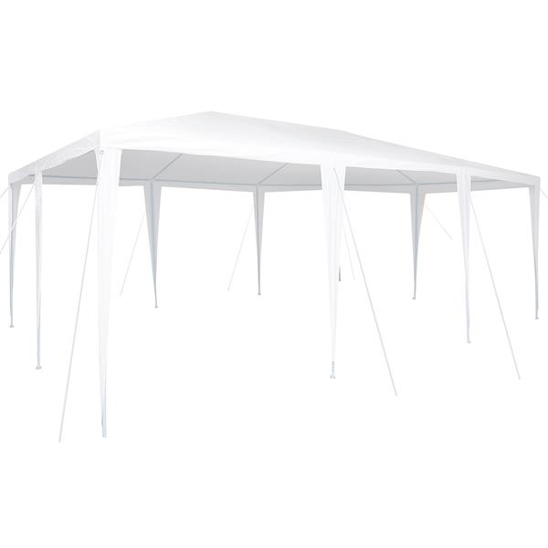 Grote foto vidaxl feesttent wit 6x4 m pe tuin en terras overige tuin en terras