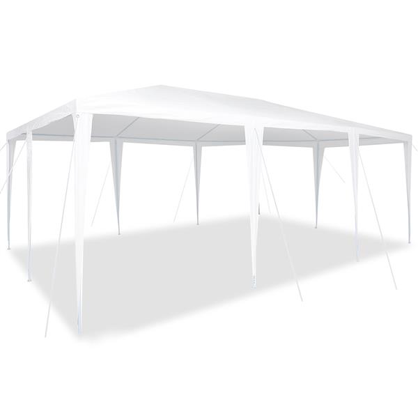 Grote foto vidaxl feesttent wit 6x4 m pe tuin en terras overige tuin en terras