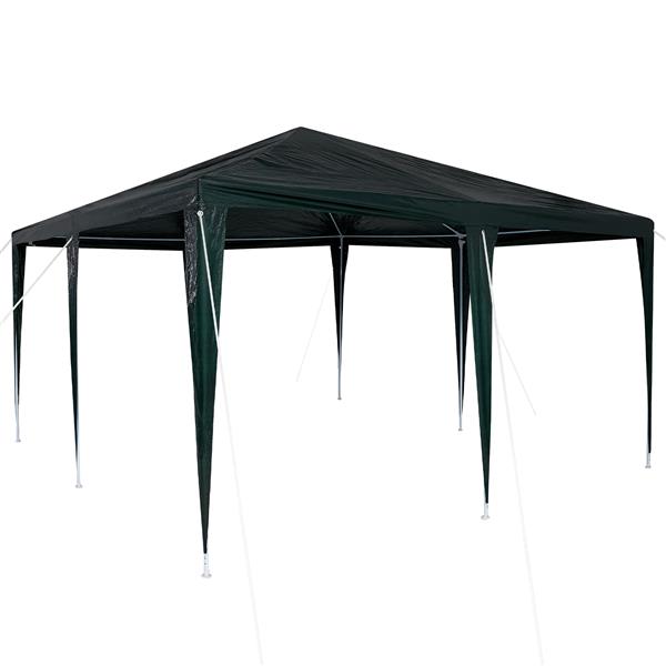 Grote foto vidaxl feesttent groen 4x4 m pe tuin en terras overige tuin en terras