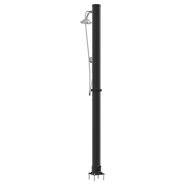 Grote foto vidaxl buitenligbed met handdouche 217 cm 20 l tuin en terras zwembaden toebehoren
