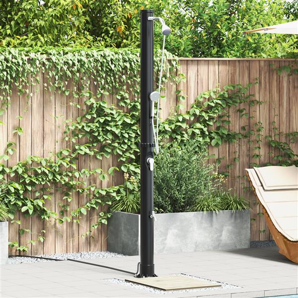 Grote foto vidaxl buitendouche met handdouche 217 cm 20 l tuin en terras zwembaden toebehoren