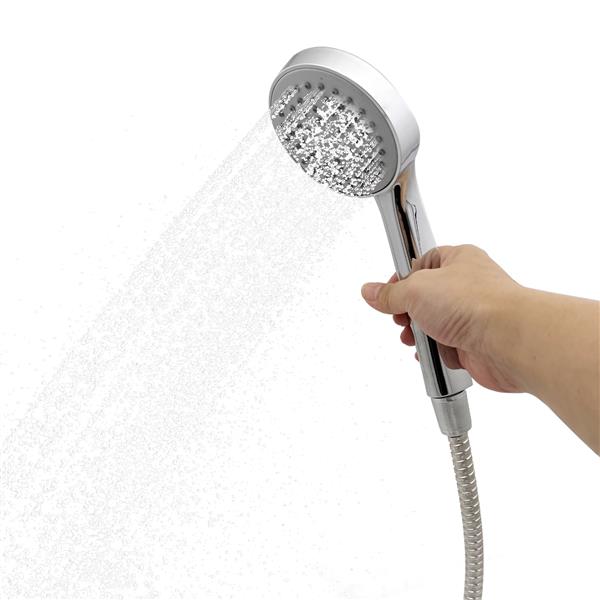 Grote foto vidaxl buitendouche met handdouche 217 cm 20 l tuin en terras zwembaden toebehoren