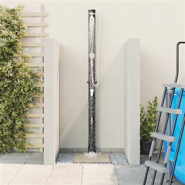 Grote foto vidaxl buitendouche met handdouche 217 cm 20 l tuin en terras zwembaden toebehoren