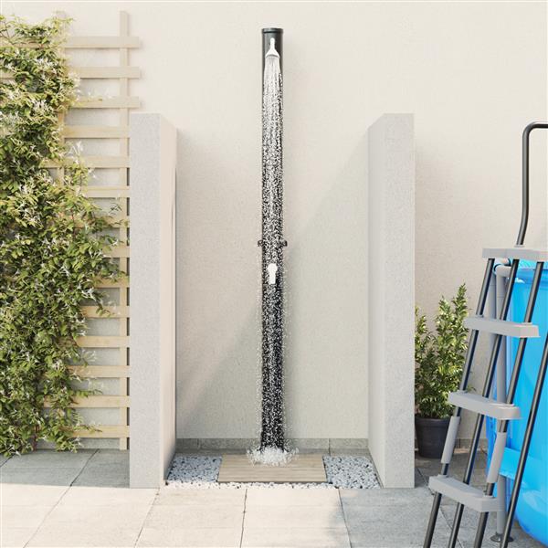 Grote foto vidaxl buiten douche 217 cm 20 l tuin en terras zwembaden toebehoren