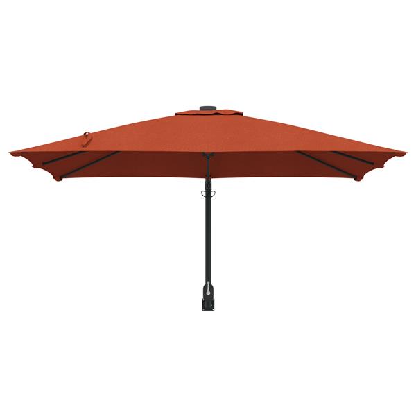 Grote foto vidaxl wandgemonteerde tuinparasol terracotta 247 cm tuin en terras overige tuin en terras