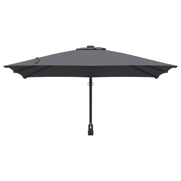 Grote foto vidaxl wandparasol in anthraciet 247 cm tuin en terras overige tuin en terras