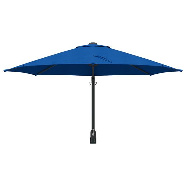 Grote foto vidaxl wandgemonteerde tuinparasol azuurblauw 250 cm tuin en terras overige tuin en terras