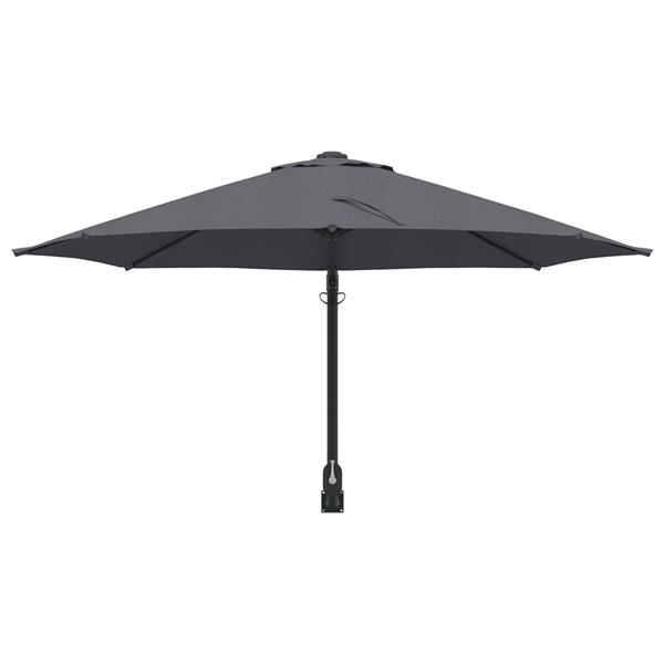 Grote foto vidaxl wandgemonteerde tuinparasol antraciet 250 cm tuin en terras overige tuin en terras