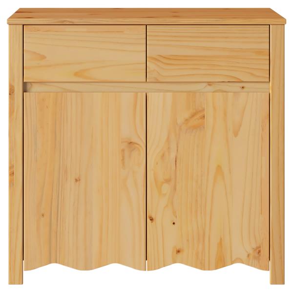 Grote foto vidaxl dressoir drammen 79x43x75 5 cm massief grenenhout huis en inrichting overige