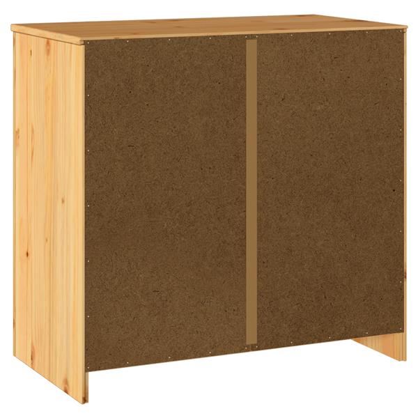 Grote foto vidaxl dressoir drammen 79x43x75 5 cm massief grenenhout huis en inrichting overige