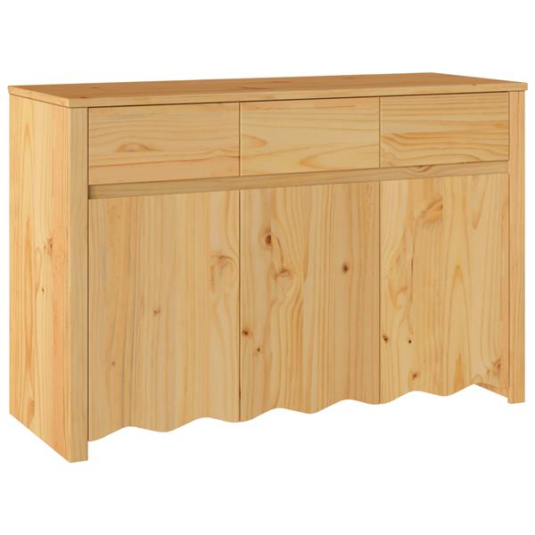 Grote foto vidaxl dressoir drammen 114x43x75 5 cm massief grenenhout huis en inrichting overige