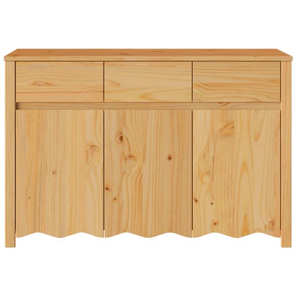 Grote foto vidaxl dressoir drammen 114x43x75 5 cm massief grenenhout huis en inrichting overige