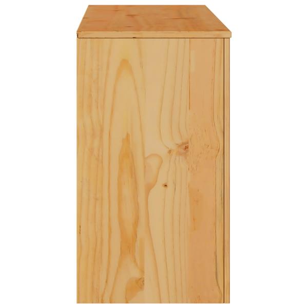 Grote foto vidaxl dressoir drammen 114x43x75 5 cm massief grenenhout huis en inrichting overige