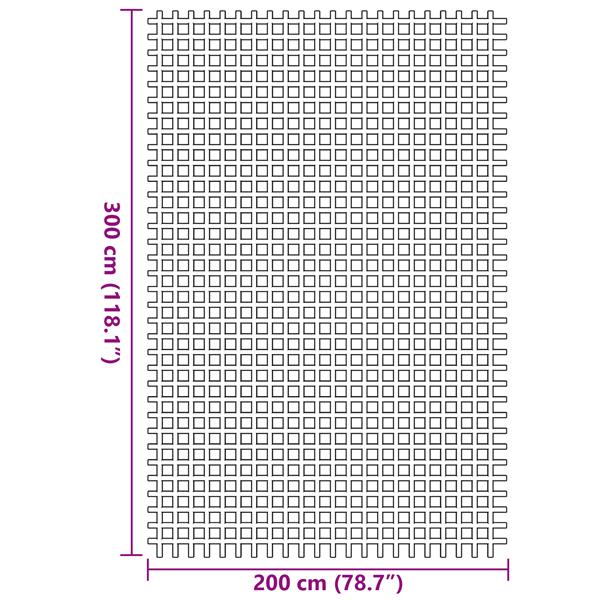 Grote foto vidaxl tenttapijt groen 2x3 m caravans en kamperen tenten