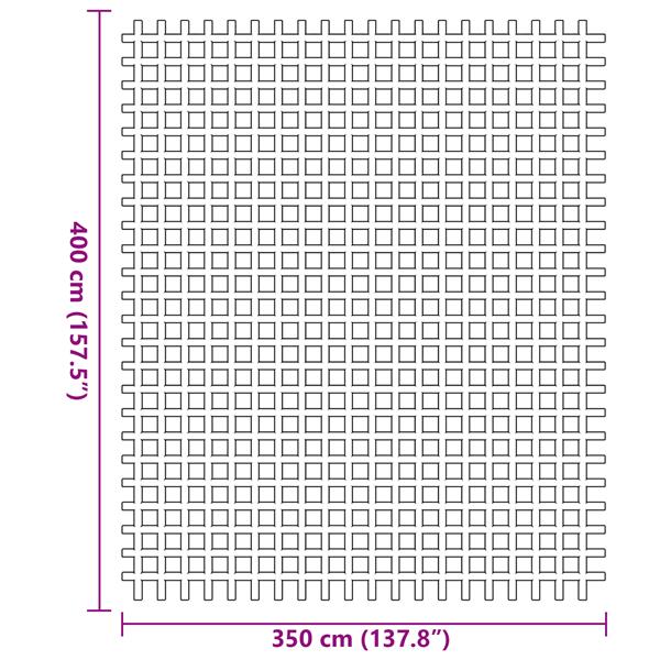 Grote foto vidaxl tenttapijt blauw 3.5x4 m caravans en kamperen tenten